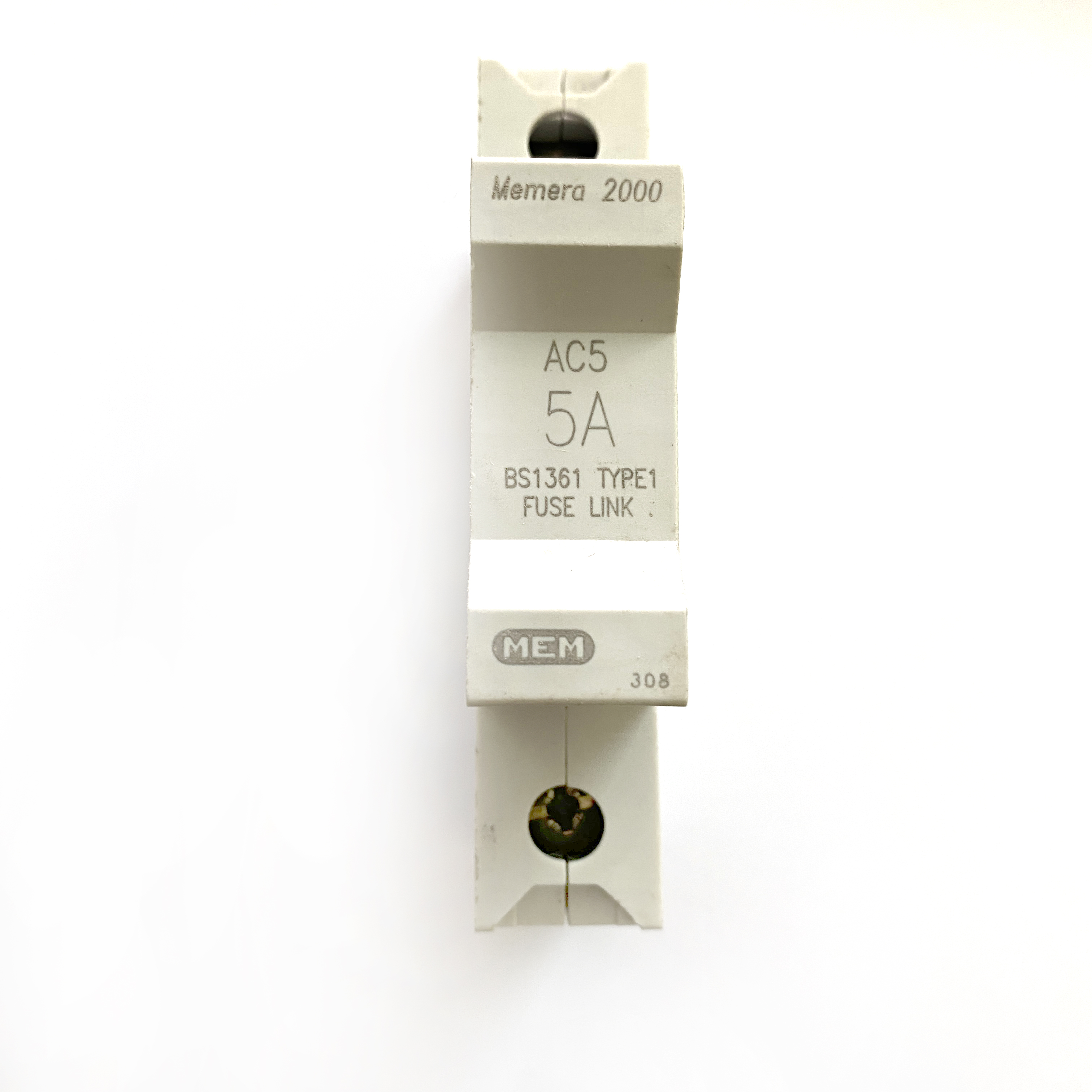MCB's MEM Memera 2000 AC5 5A 5 Amp HRC Fuse Link Carrier Circuit
